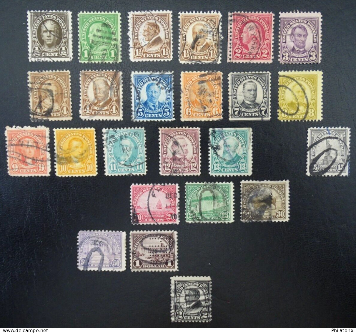 USA Mi 259-285+289 , Sc 632-642+692-701 , Gestempelt , Unvollständig/Incomplete - Used Stamps