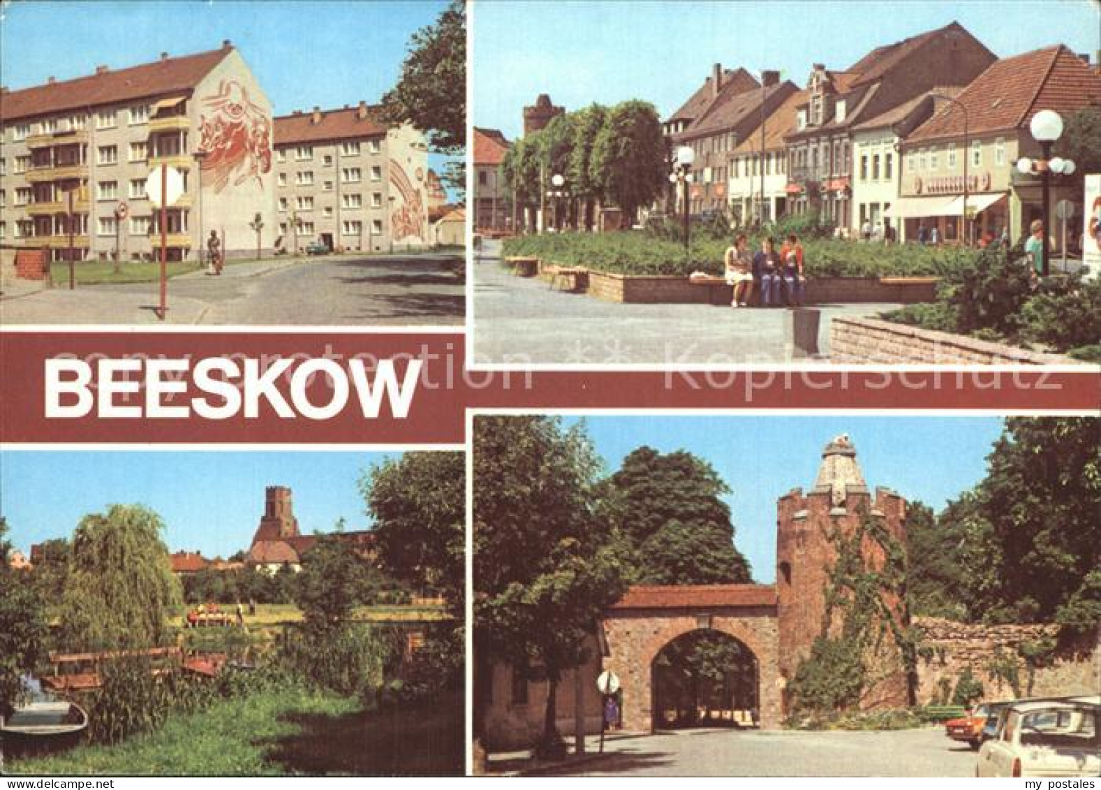 72383221 Beeskow Kleine Spree Pulverturm Mit Stadtmauer Beeskow - Beeskow