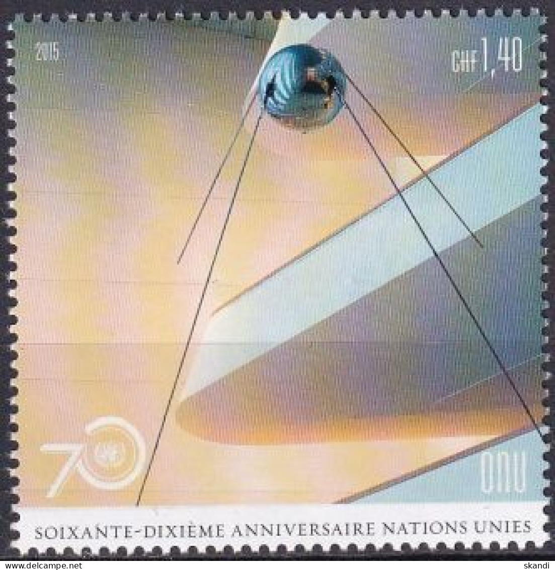 UNO GENF 2015 Mi-Nr. 936 Aus Block 38 ** MNH - Unused Stamps