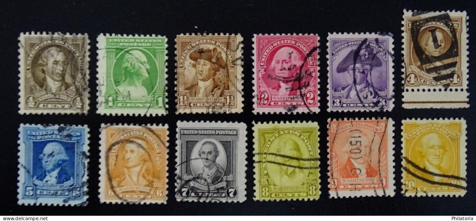 USA Mi 334-345 , Sc 704-715 , Gestempelt - Used Stamps