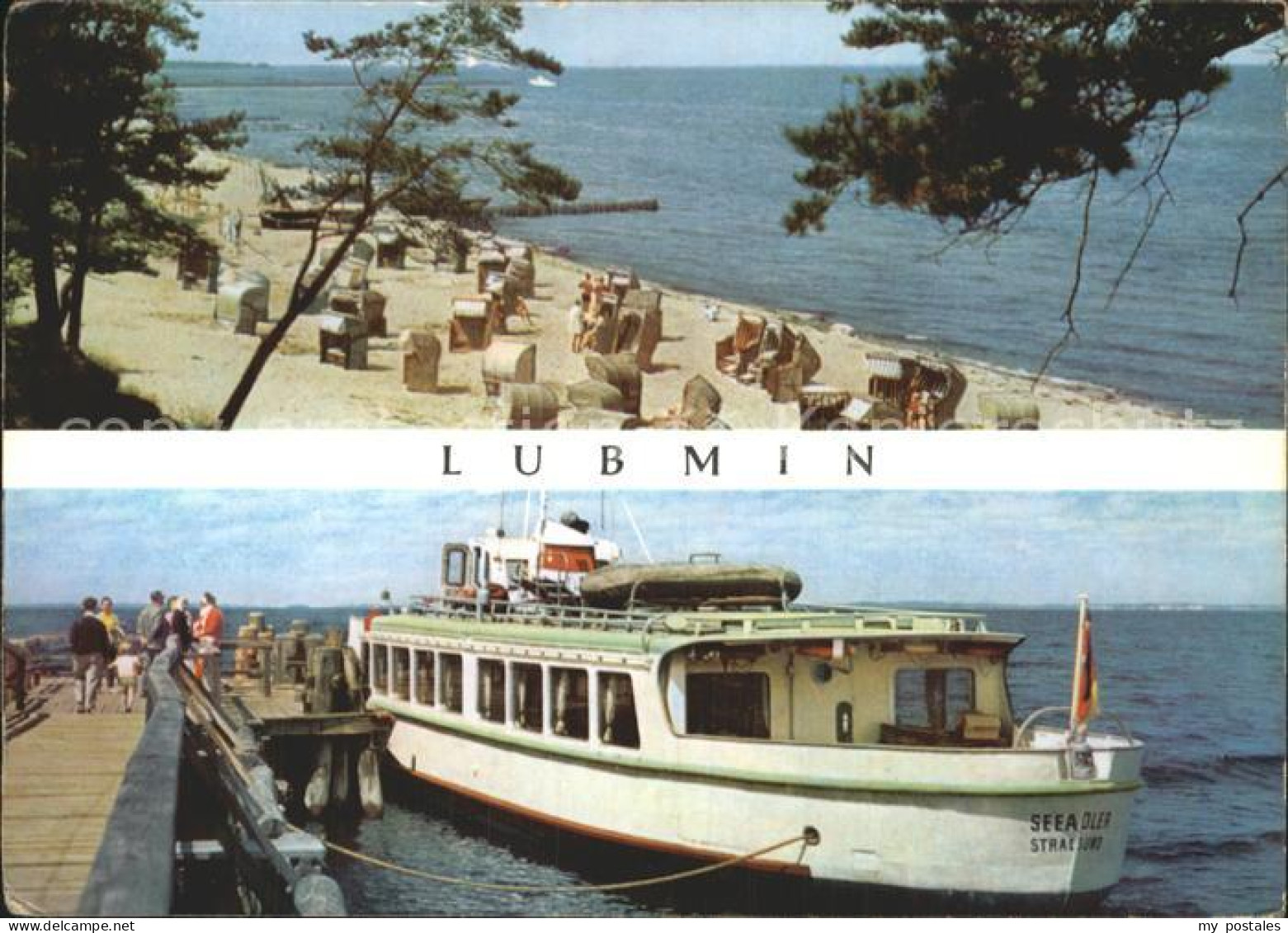 72383102 Lubmin Ostseebad Strand Seebruecke Lubmin - Lubmin