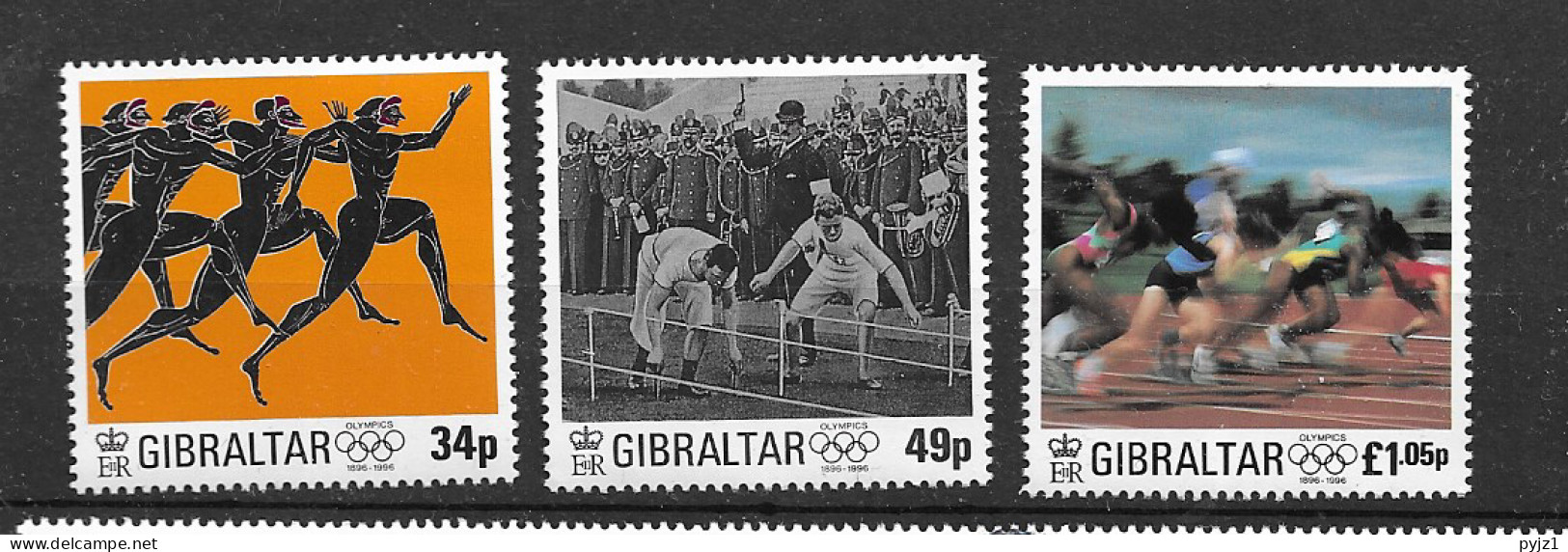 1996 MNH Gibraltar Mi 763-65 Postfris** - Gibraltar