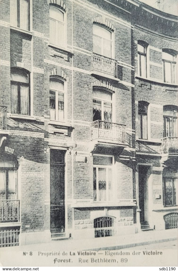 Forest - Propriété De La Victoire, Rue Bethléem 89 (Ed. F. De Clerck N° 8), Non Circulée - Forest - Vorst