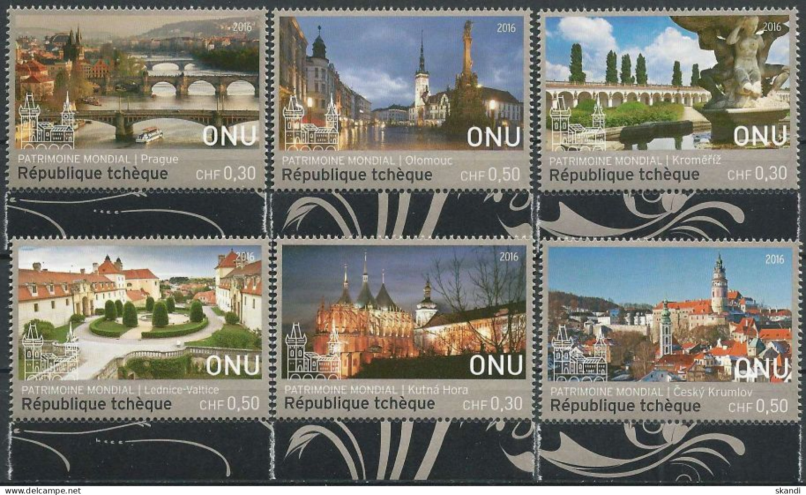 UNO GENF 2016 Mi-Nr. 963/68 ** MNH - Unused Stamps