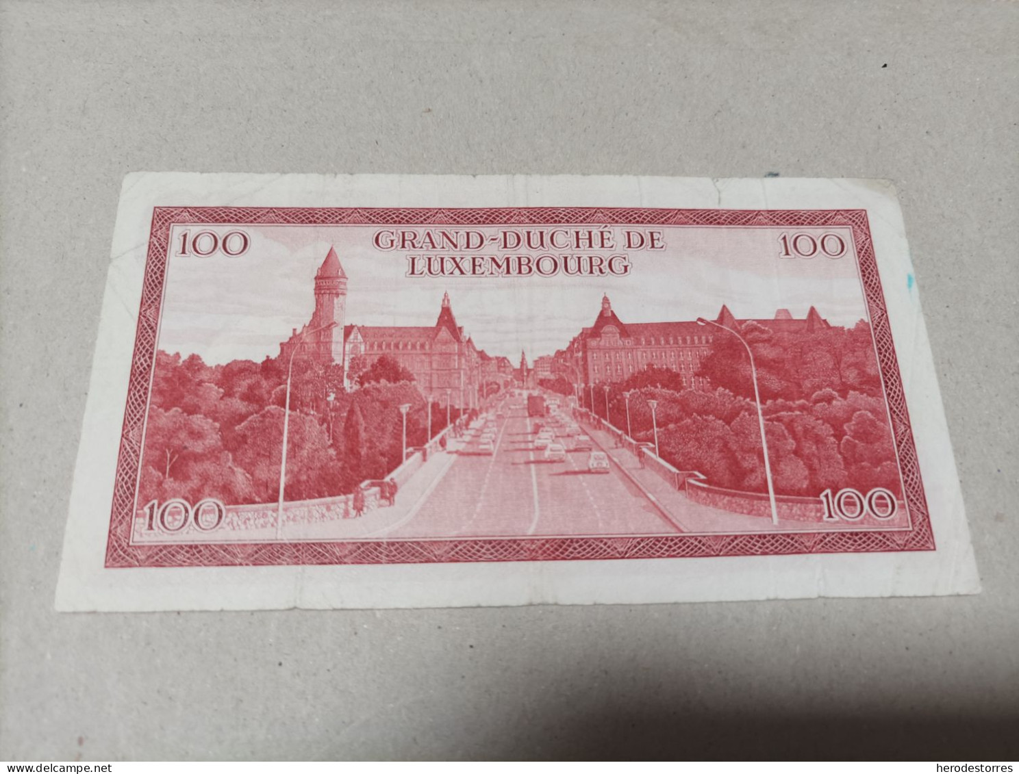 Billete De Luxemburgo De 100 Francos, Año 1970 - Luxembourg