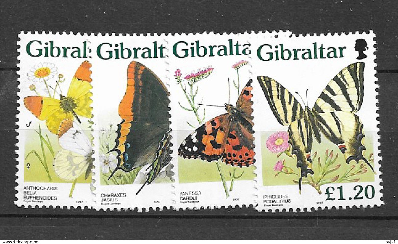 1997 MNH Gibraltar Mi 793-96 Postfris** - Gibraltar