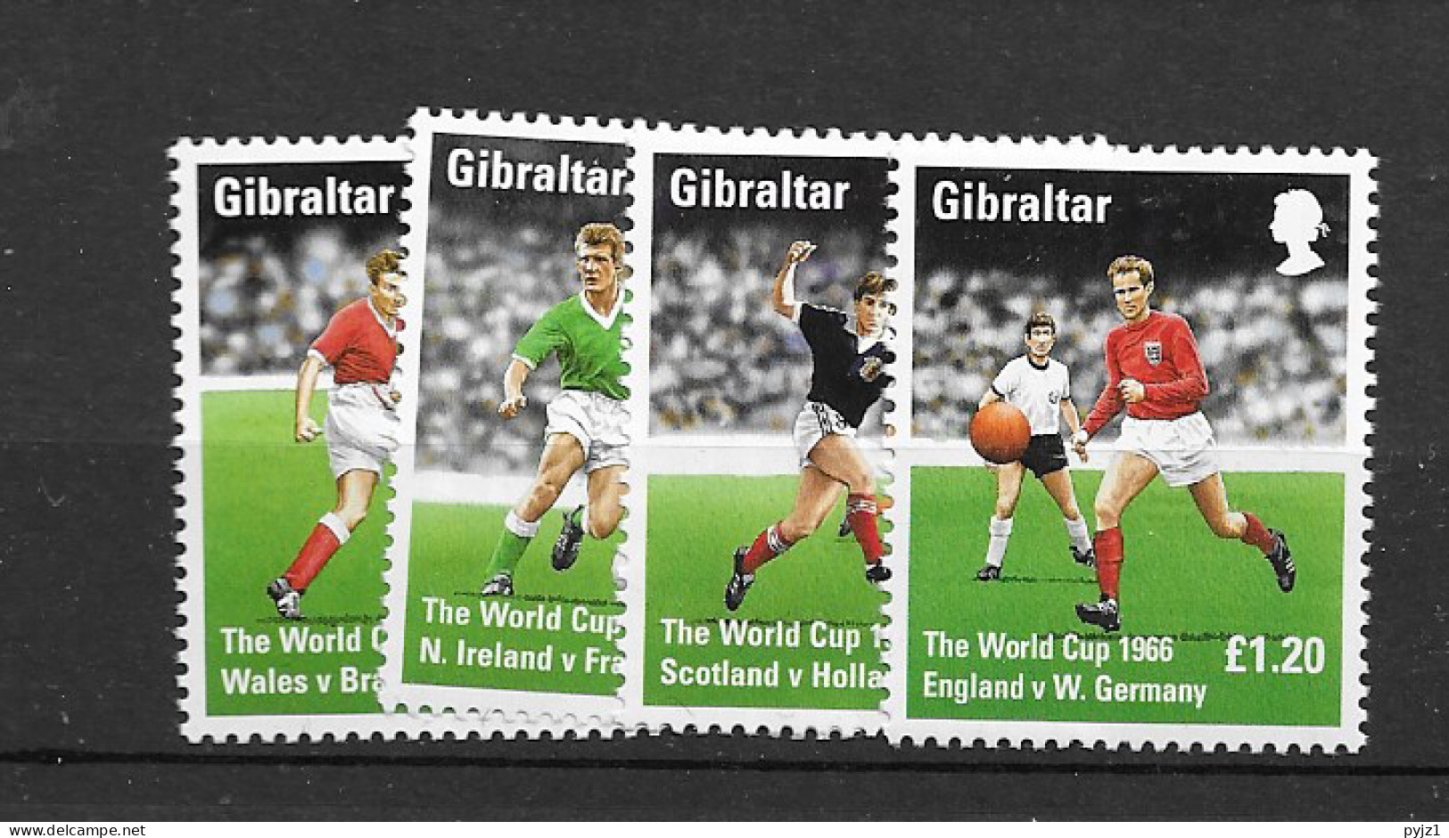 1998 MNH Gibraltar Mi 814-17 Postfris** - Gibraltar