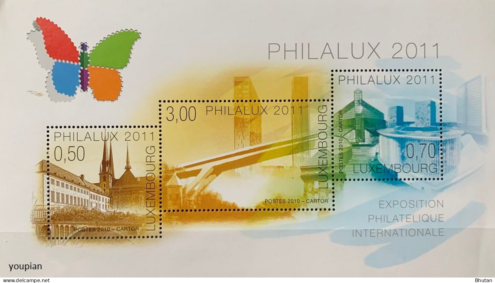 Luxembourg 2011, PHILALUX, MNH S/S - Neufs