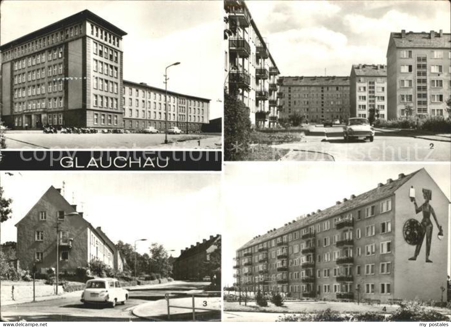 72381962 Glauchau Ingenieurschule Fuer Anlagebau Albert Schweizer Siedlung Gesch - Glauchau