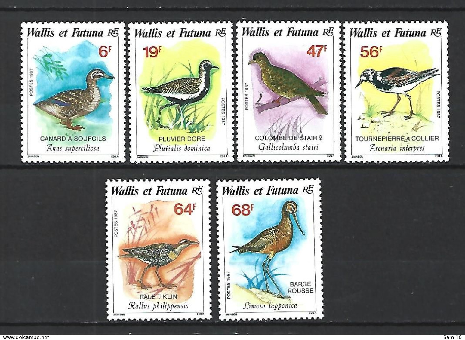 Timbre Wallis & Futuna Neuf **/*  N 369 / 374 - Neufs