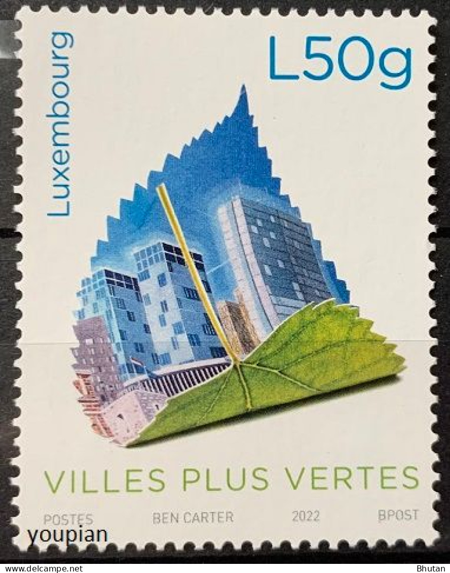 Luxembourg 2022, Green Village, MNH Single Stamp - Unused Stamps