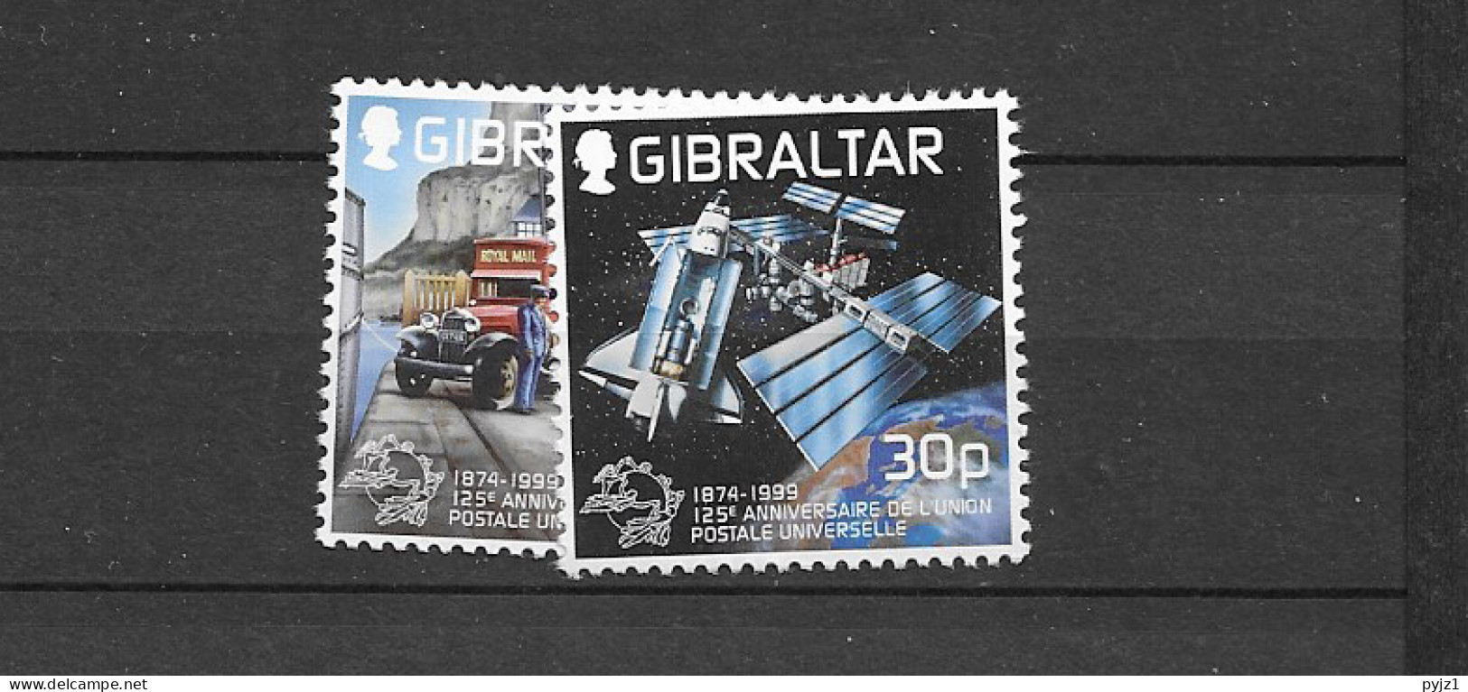 1999 MNH Gibraltar Mi 886-87 Postfris** - Gibraltar