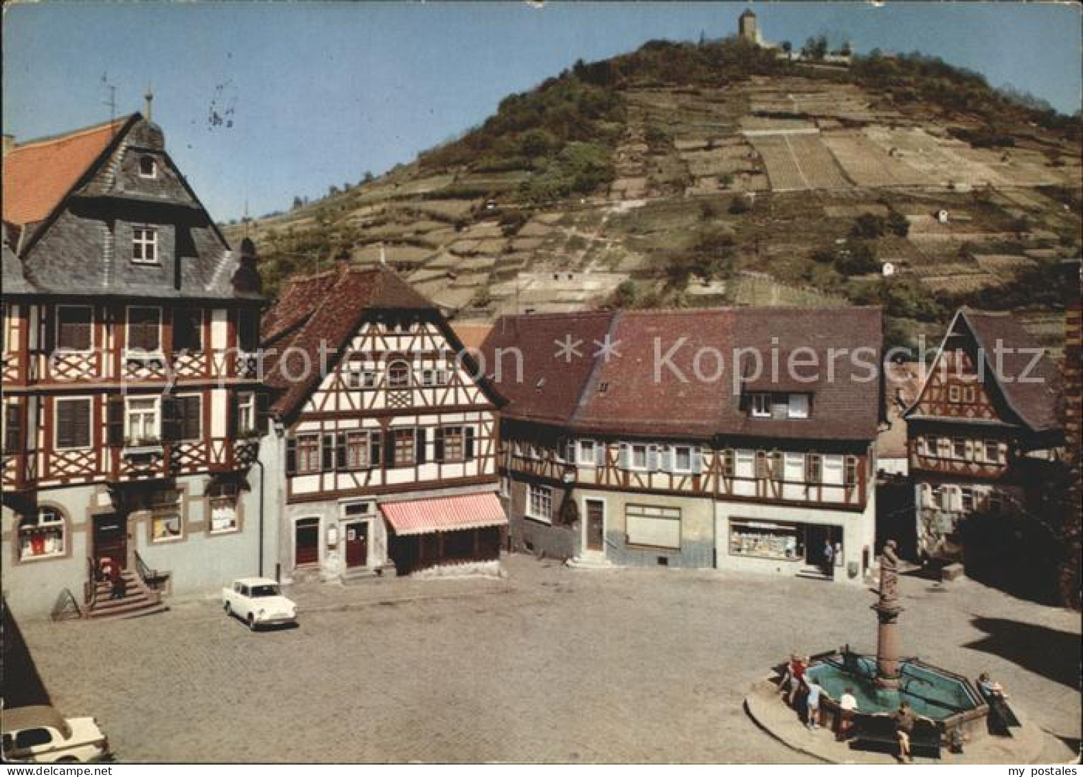 72377699 Heppenheim Bergstrasse Marktplatz Und Ruine Starkenburg Heppenheim - Heppenheim