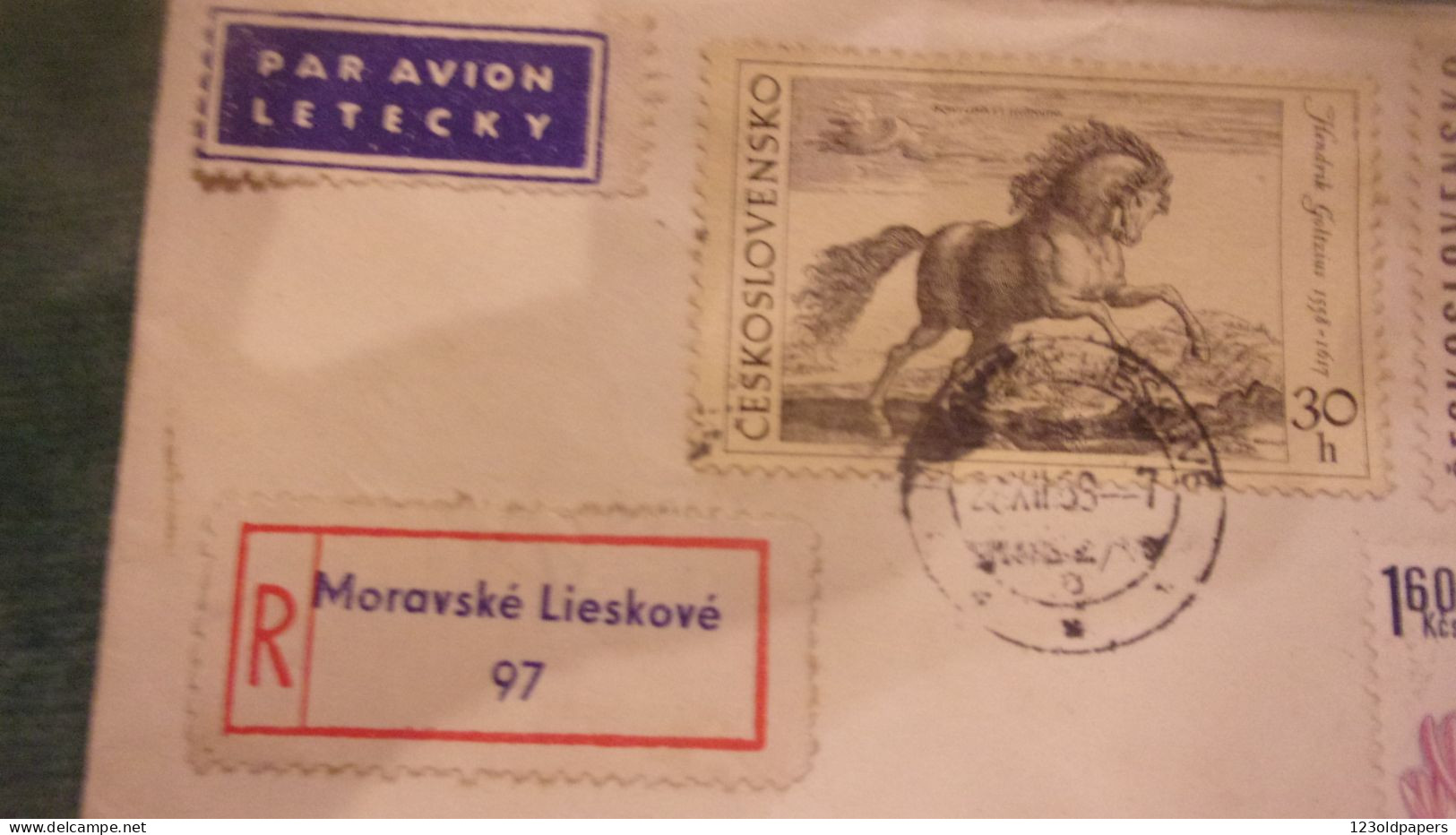 SLOWAKEI  Slovakia - Moravske Lieskove  LETECKY  STAMPS 1969 APOLLO 11 - Altri & Non Classificati