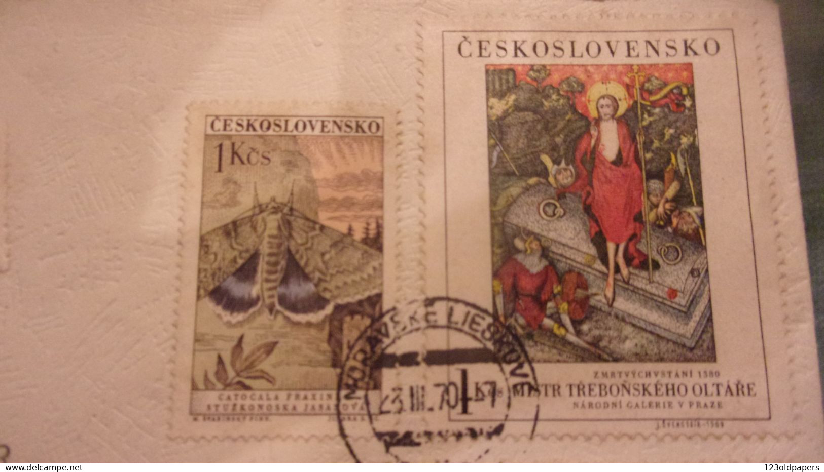 SLOWAKEI  Slovakia - Moravske Lieskove  LETECKY  STAMPS CESKOSLOVENSKO 1970 - Andere & Zonder Classificatie