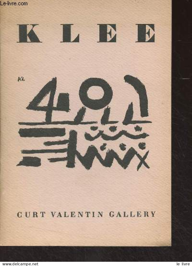 Paul Klee - Septembre 29-Octobre 24, 1953 - Collectif - 1953 - Linguistique