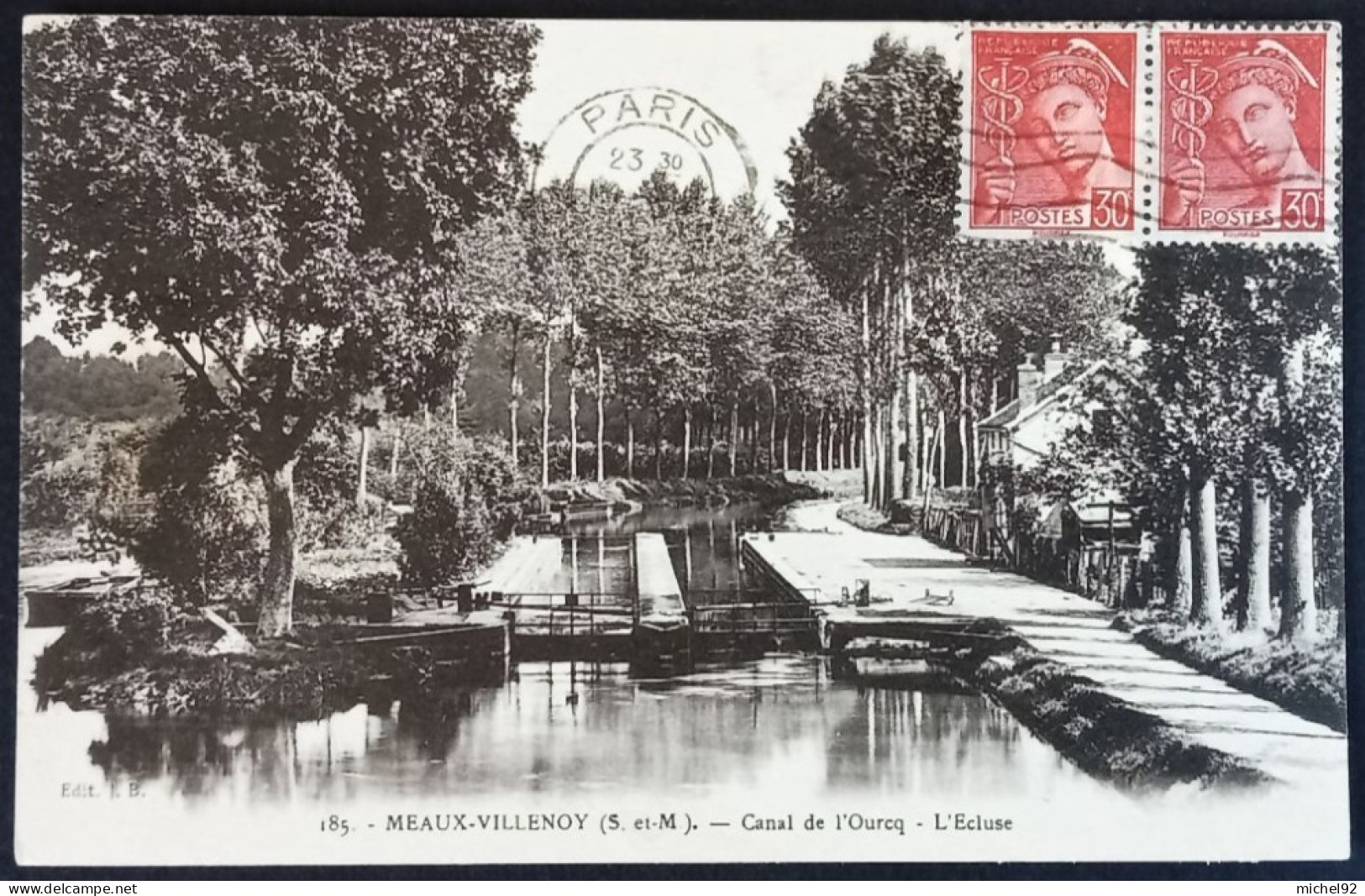 CPA - Meaux-Villenoy - Canal De L'Ourcq - Villenoy