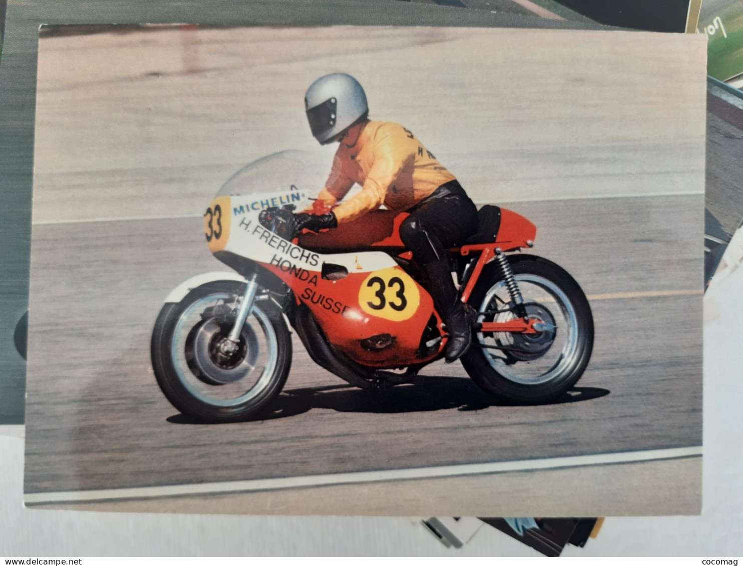 Moto HONDA 500 GILBERT ARGO PAUL RICARD 22 AVRIL 1973 - Moto Sport