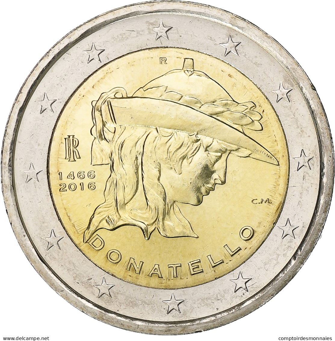 Italie, 2 Euro, 2016, Bimétallique, SPL+, KM:New - Italy