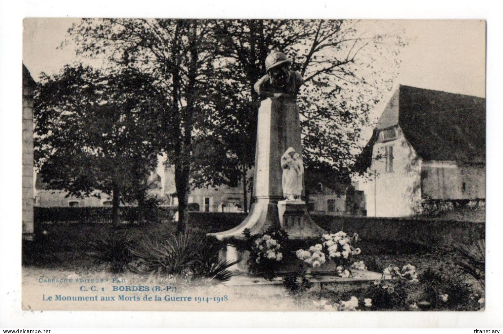 BORDES - 64 - Béarn - Le Monument Aux Morts De La Guerre 1914/1918 - Bearn