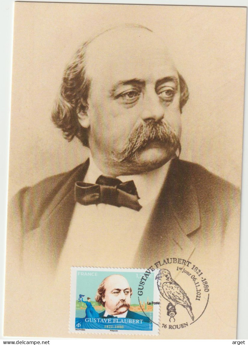 Carte Maximum FRANCE FLAUBERT Obl Sp Ill 1er Jour (Ed FDC) - 2020-…