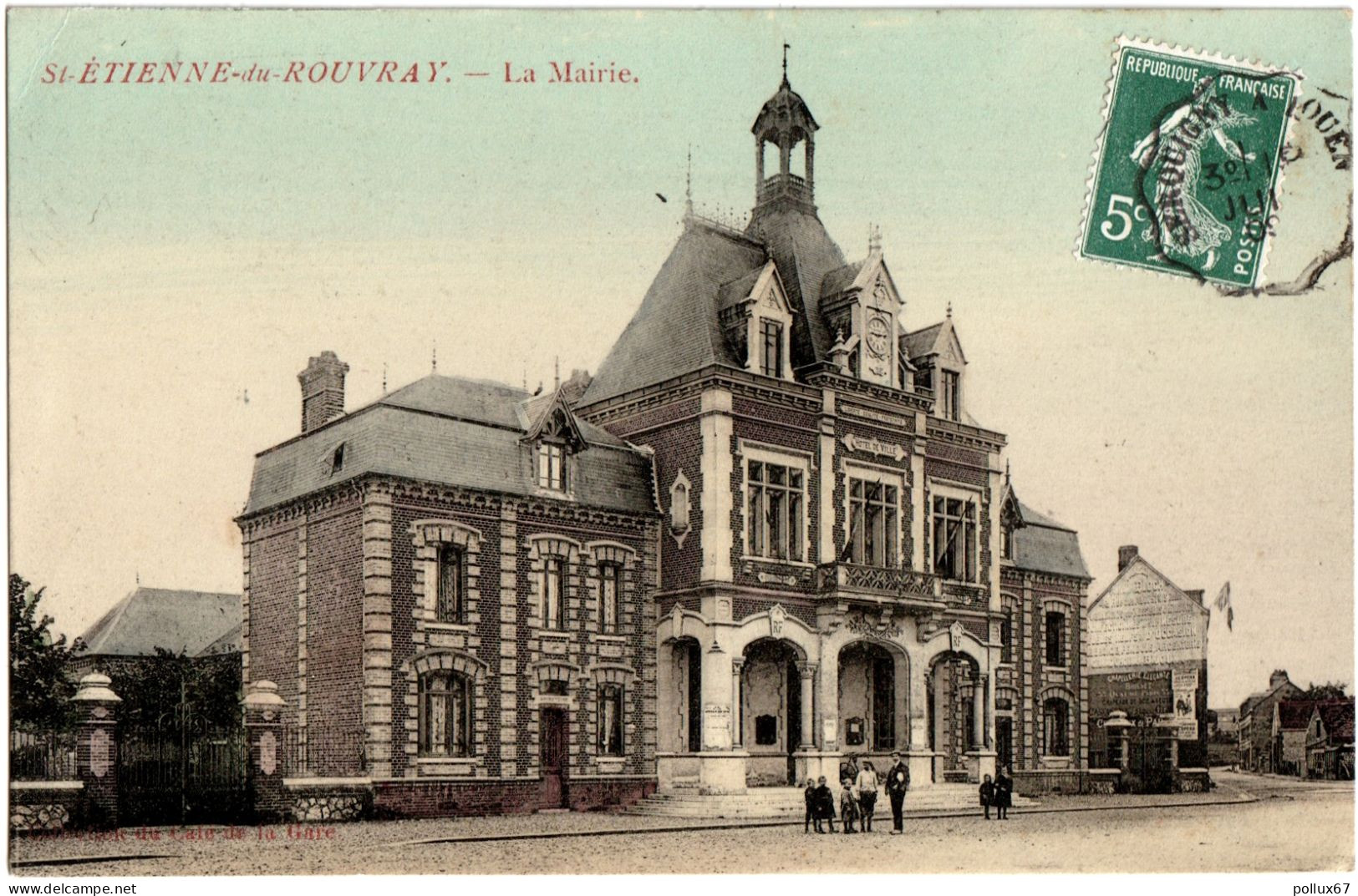 CPA DE SAINT-ETIENNE-DU-ROUVRAY  (SEINE MARITIME)  LA MAIRIE - Saint Etienne Du Rouvray