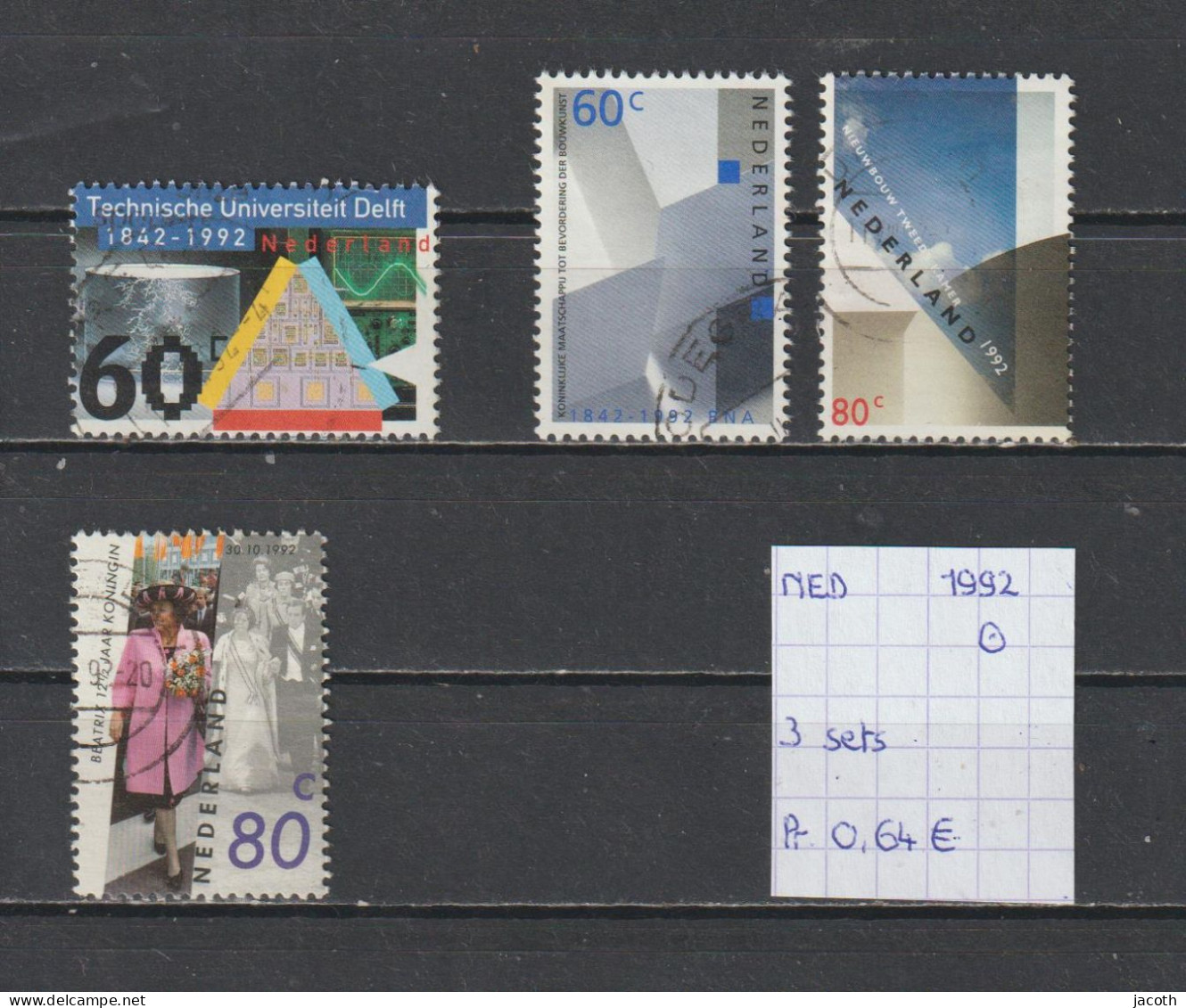 Nederland 1992 - YT 3 Sets (gest./obl./used) - Gebruikt