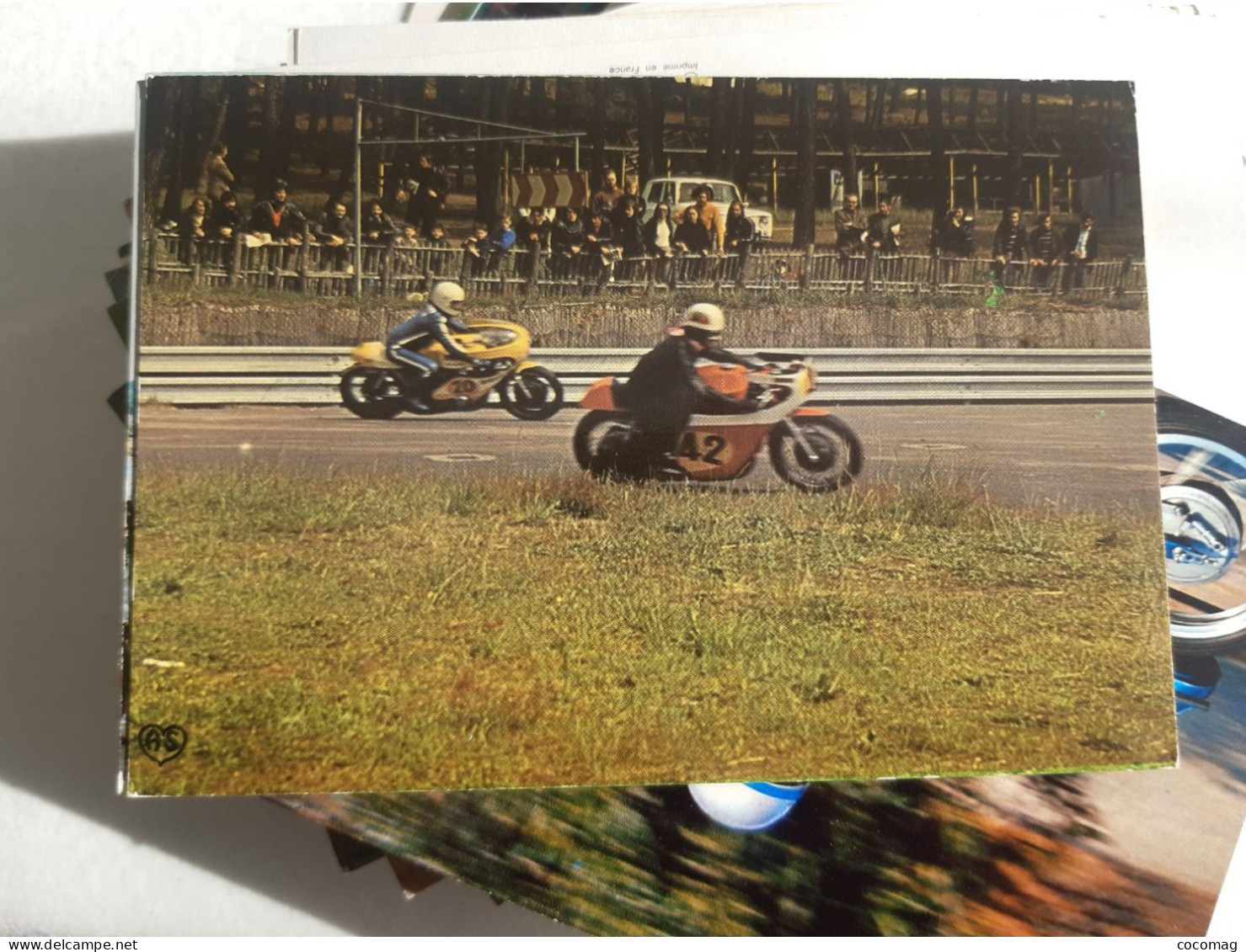 Moto LE MANS COURSE DE MOTO 21 MAI 1972 BONTEMPS 750 MV RENEHALDE HONDA - Motociclismo