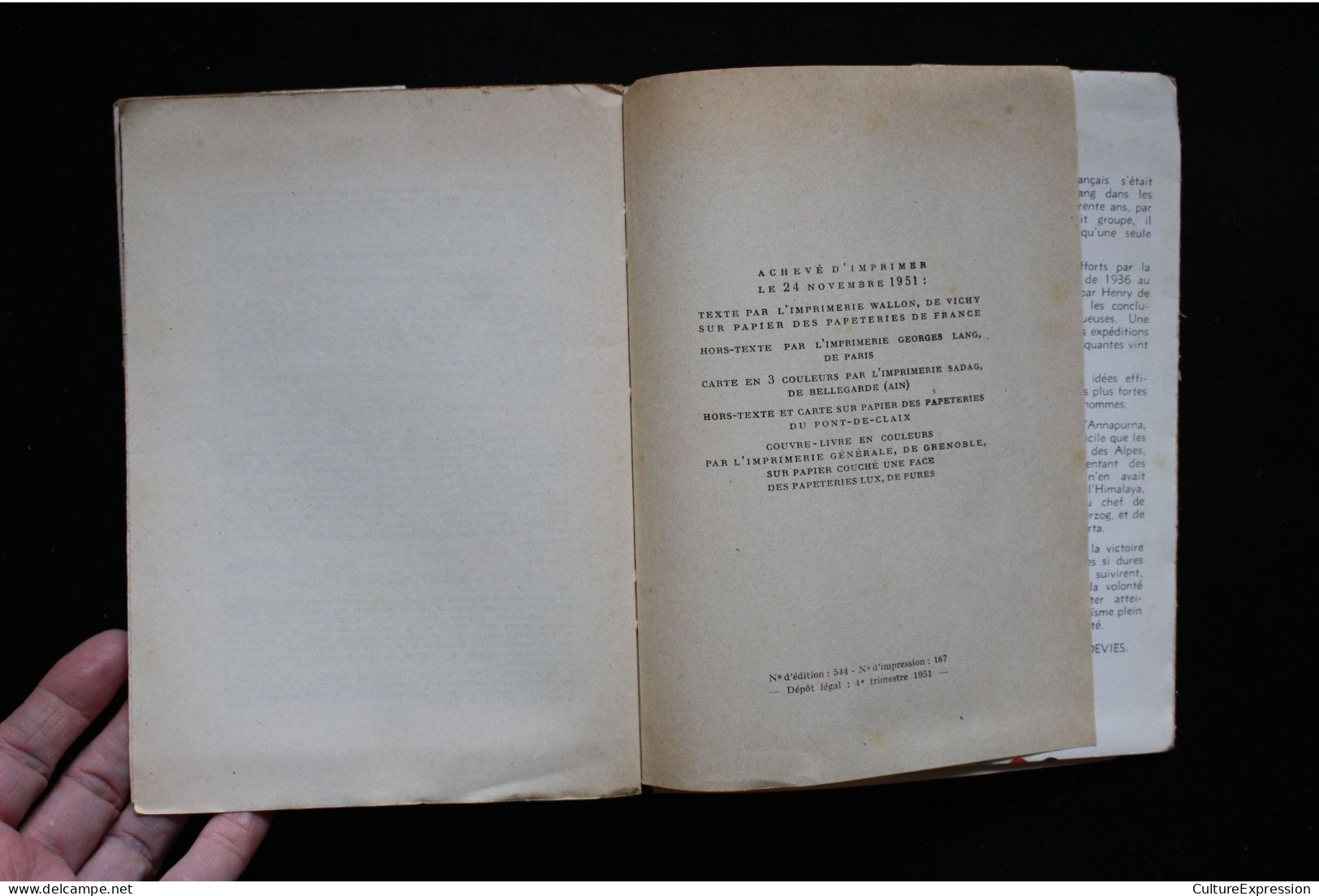 Annapurna premier 8.000 (Arthaud, collection Sempervivum, 1951), roman autobiographique de Maurice Herzog