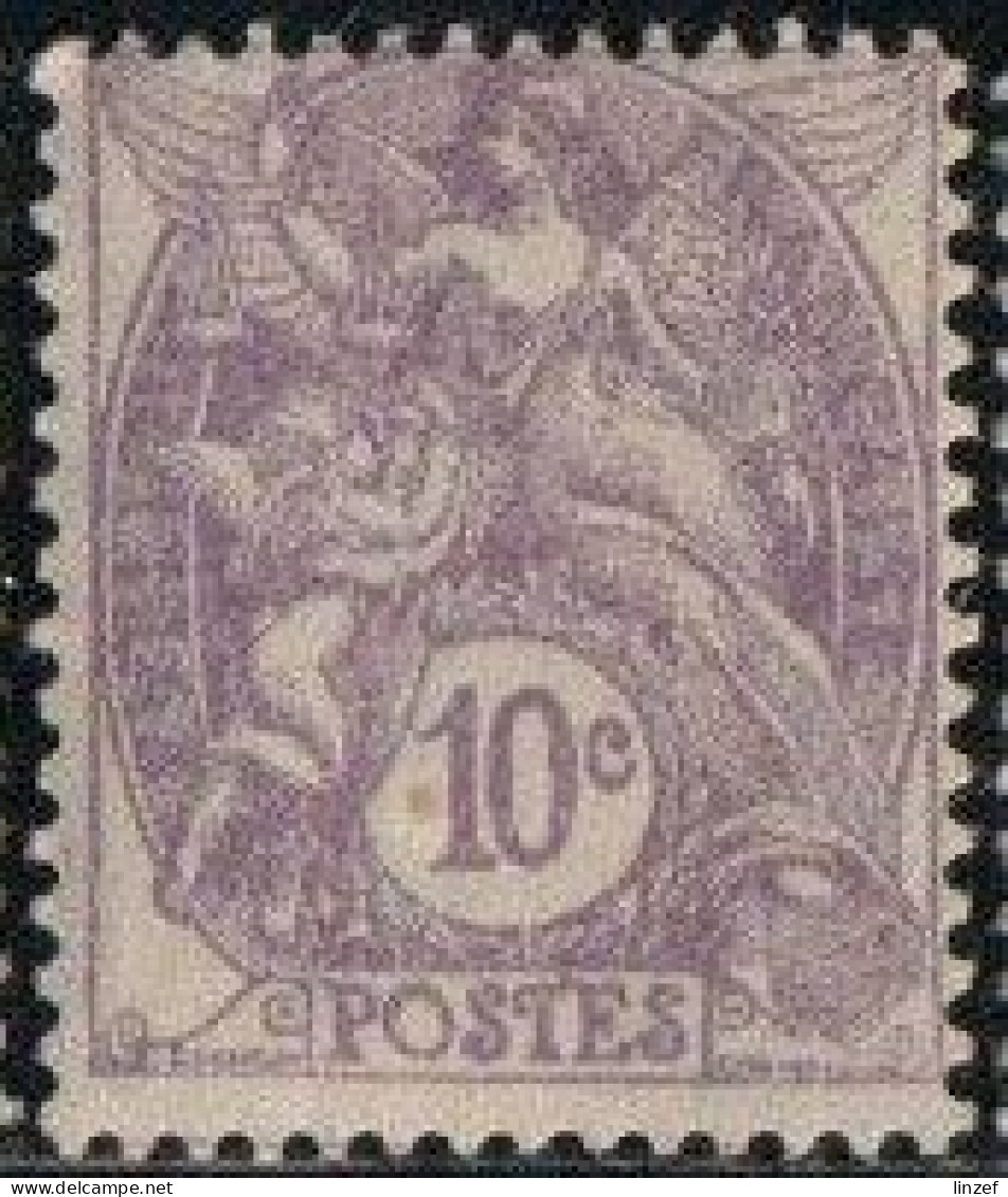 France 1927 Yv. N°233 - 10c Violet - Neuf * - 1900-29 Blanc
