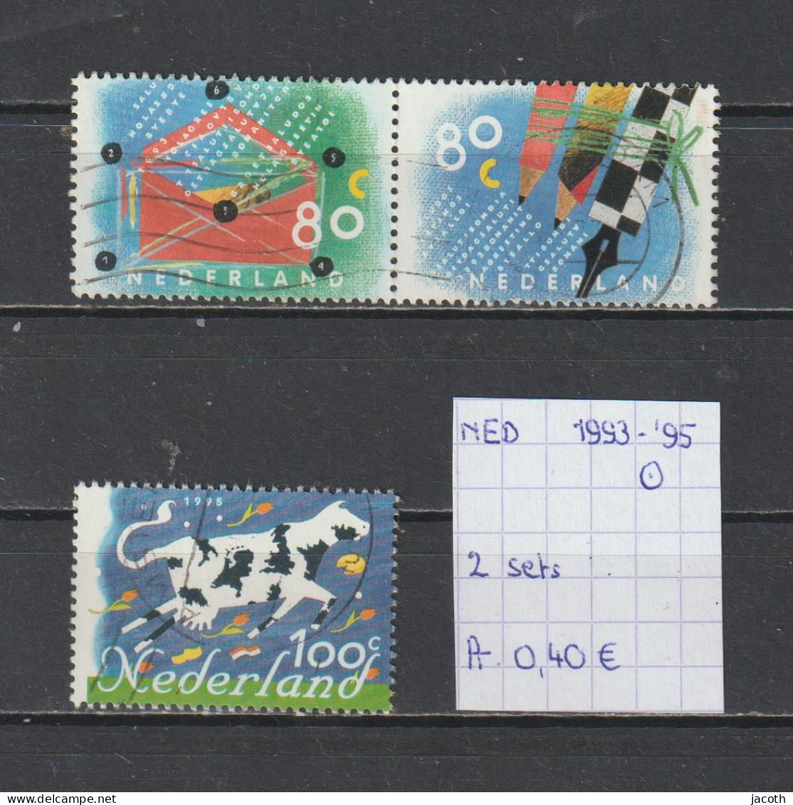 Nederland 1993-'95 - 2 Sets (gest./obl./used) - Gebruikt