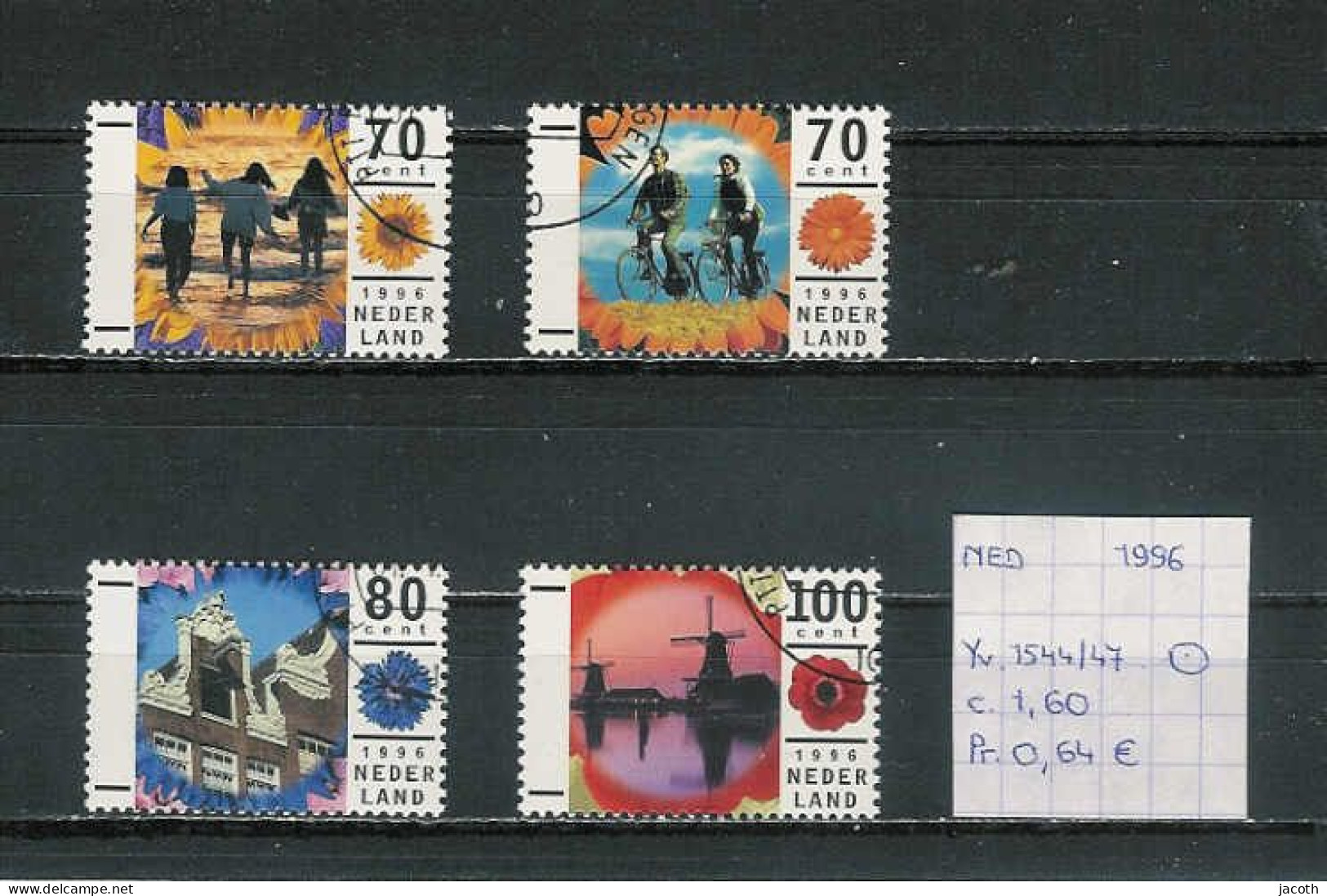 Nederland 1996 - YT 1544/47 (gest./obl./used) - Gebraucht