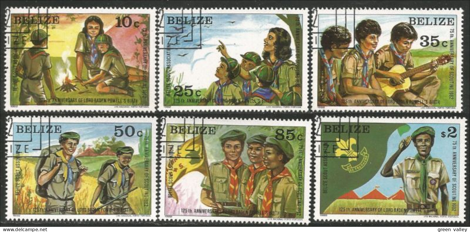 BS-130 Belize Boy Scouts Padvinders Pfadfinder - Oblitérés