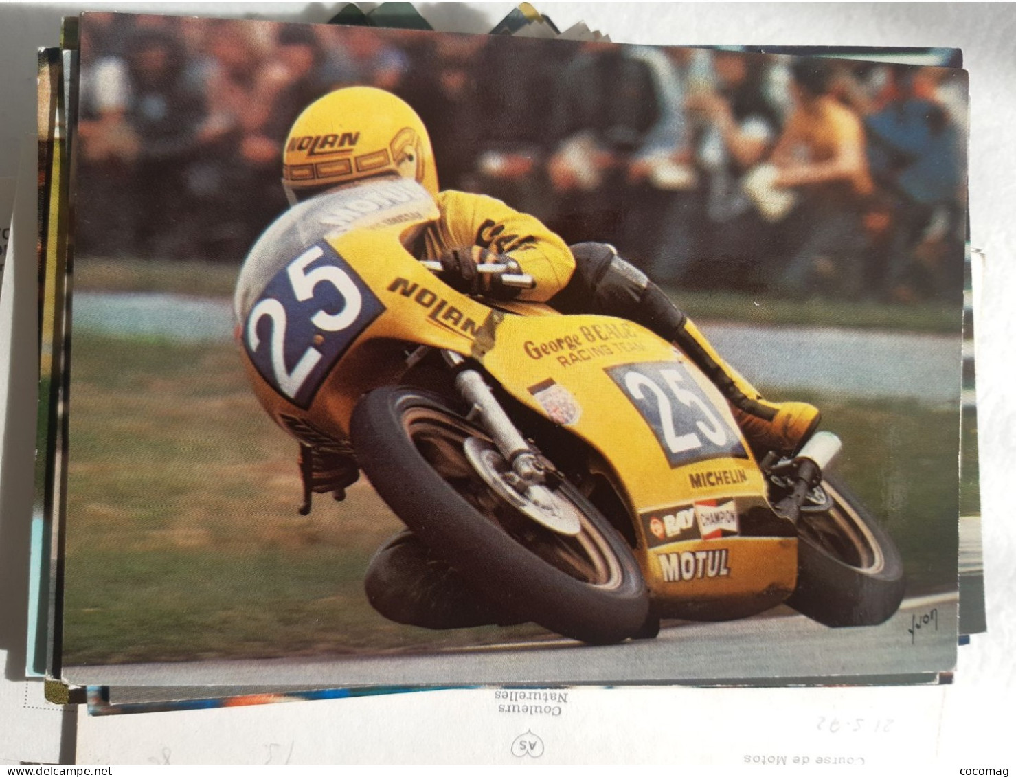 Moto YAMAHA 350 VICTOR SOUSSAN ASSEN 1979 - Motorcycle Sport