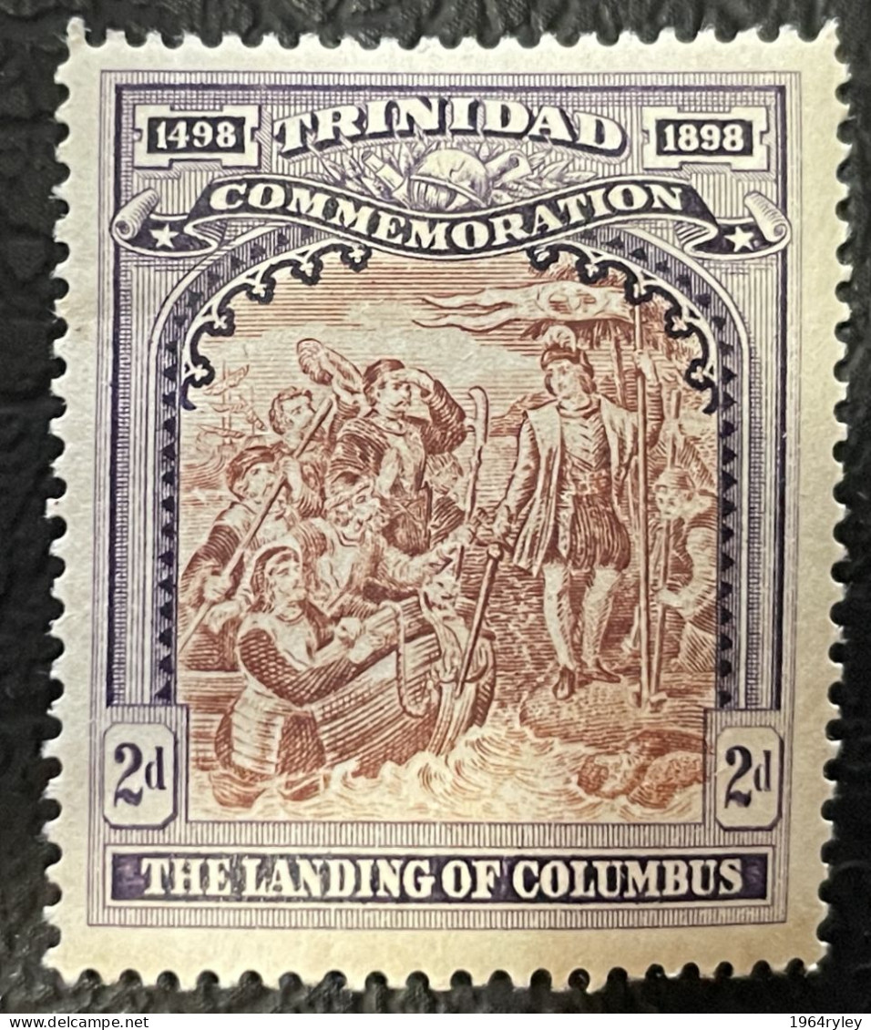 TRINIDAD  - MH*  - 1898   -  # 123 - Trinidad & Tobago (...-1961)