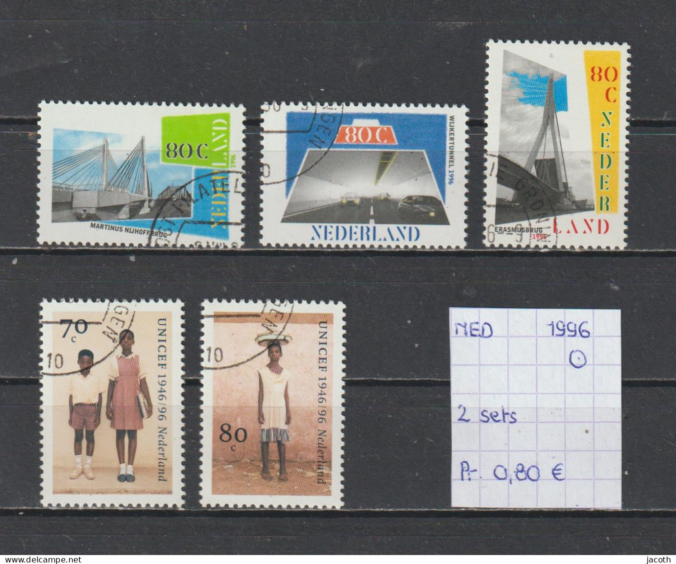 Nederland 1996 - 2 Sets (gest./obl./used) - Gebraucht