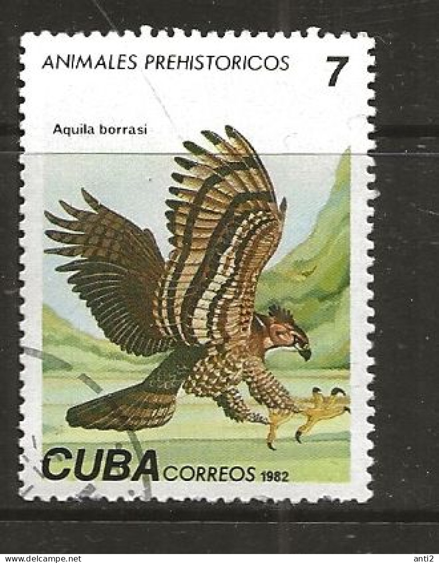 Cuba 1982 Bird Aquila Borrasi / Giant Buteonine Hawk - Mi 2693 Cancelled - Usati