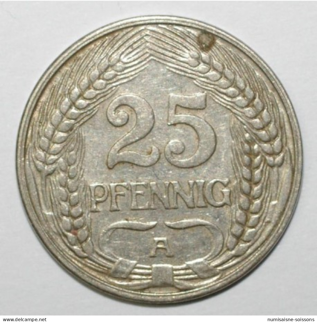 ALLEMAGNE - KM 18 - 25 PFENNIG 1910 A - Berlin - TTB - 1 Pfennig