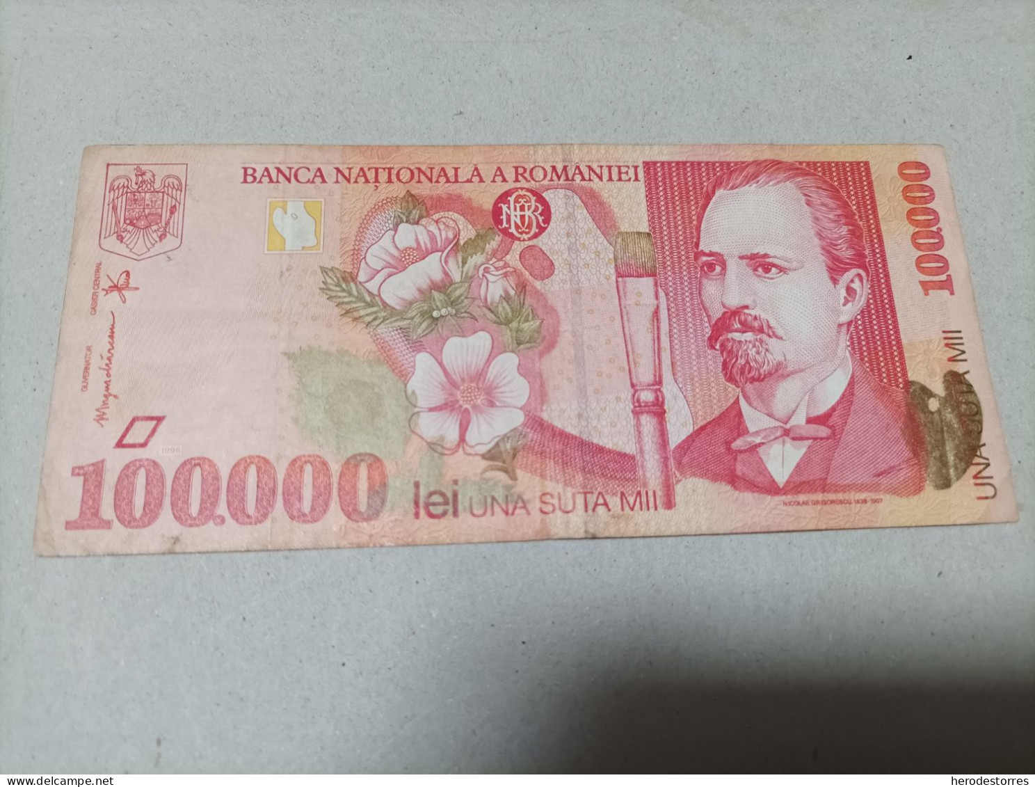 Billete De Rumania De 100000 Lei, Año 1998 - Roemenië