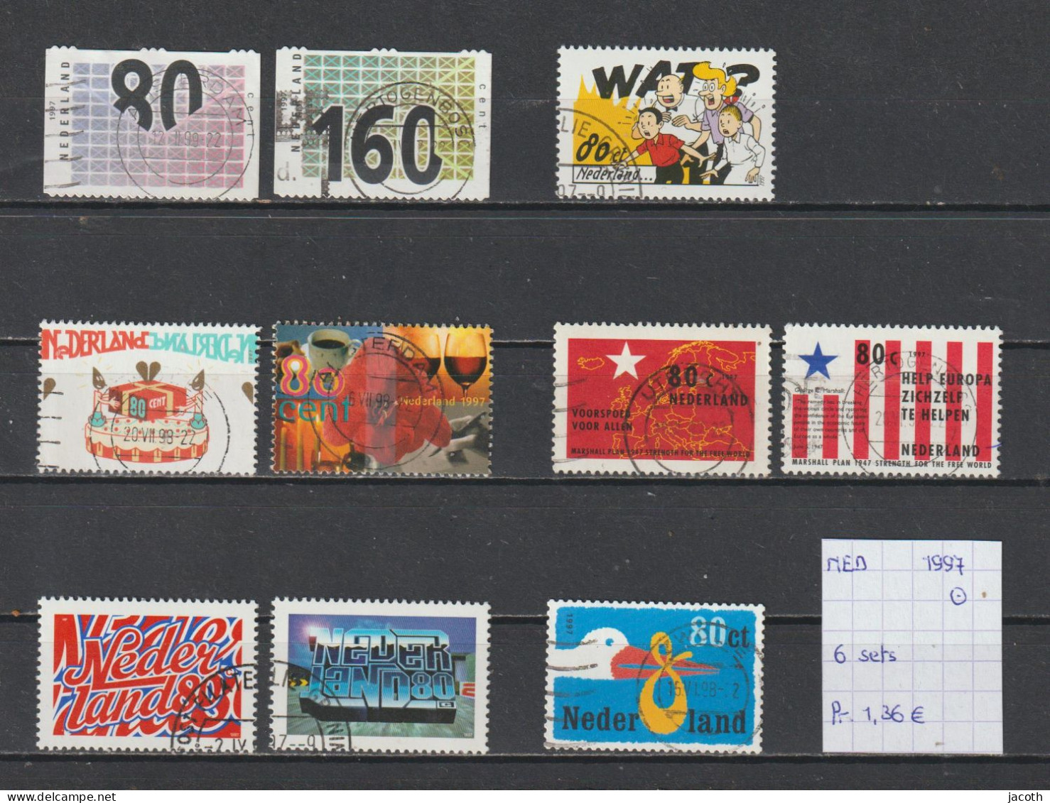 Nederland 1997 - 6 Sets (gest./obl./used) - Used Stamps