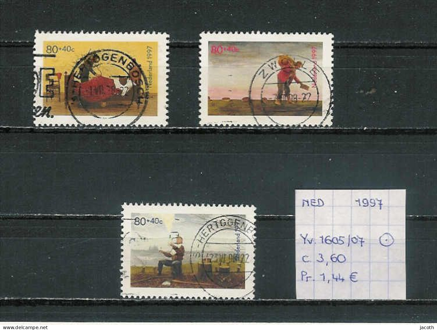 Nederland 1997 - YT 1605/07 (gest./obl./used) - Used Stamps