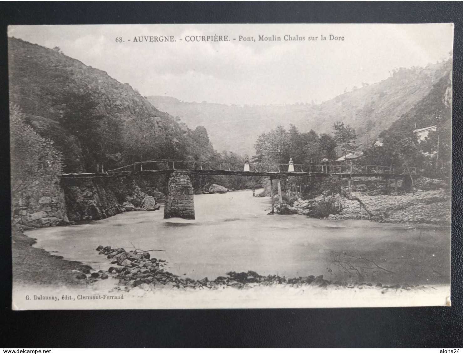 63 AUVERGNE COURPIERE PONT MOULIN CHALUS SUR LA DORE - 10425 - Courpiere