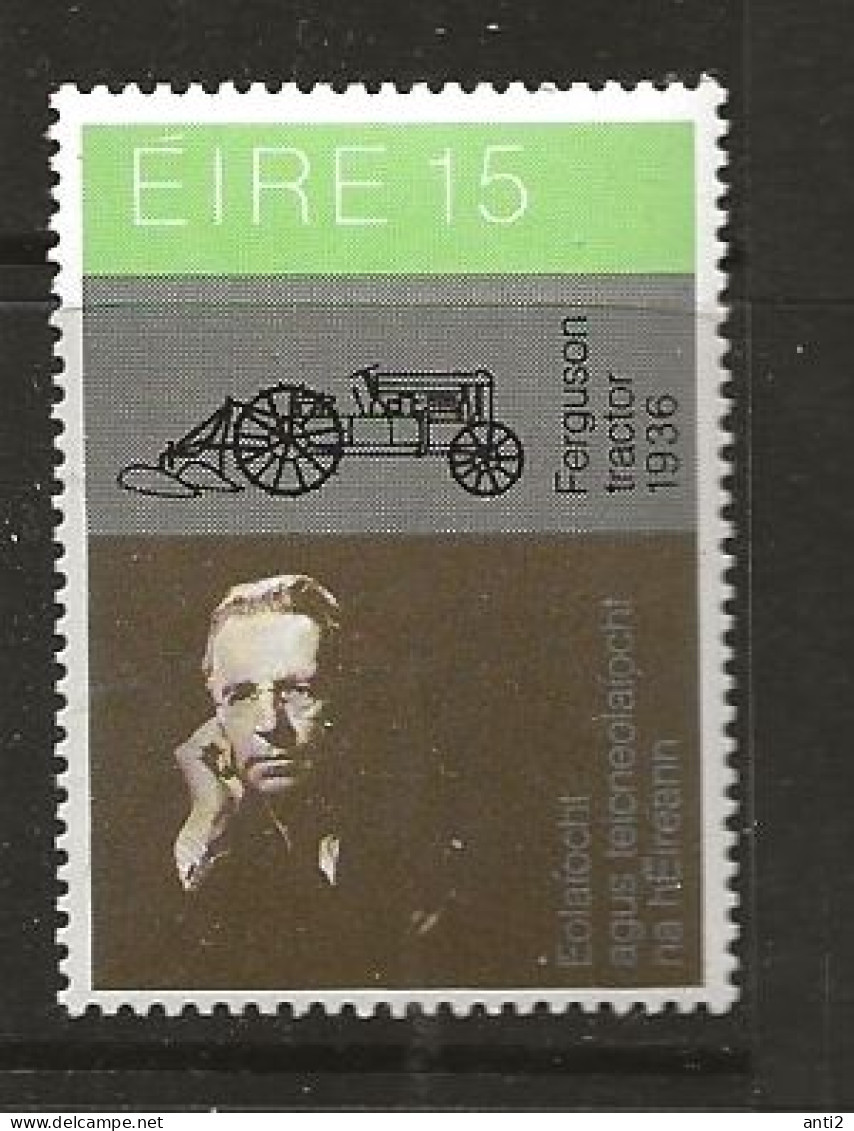 Ireland 1981 Science And Technology, Ferguson Tractor Harry Ferguson (1884-1960), Engineer; Tractor, 1936,M 434  MNH(**) - Unused Stamps