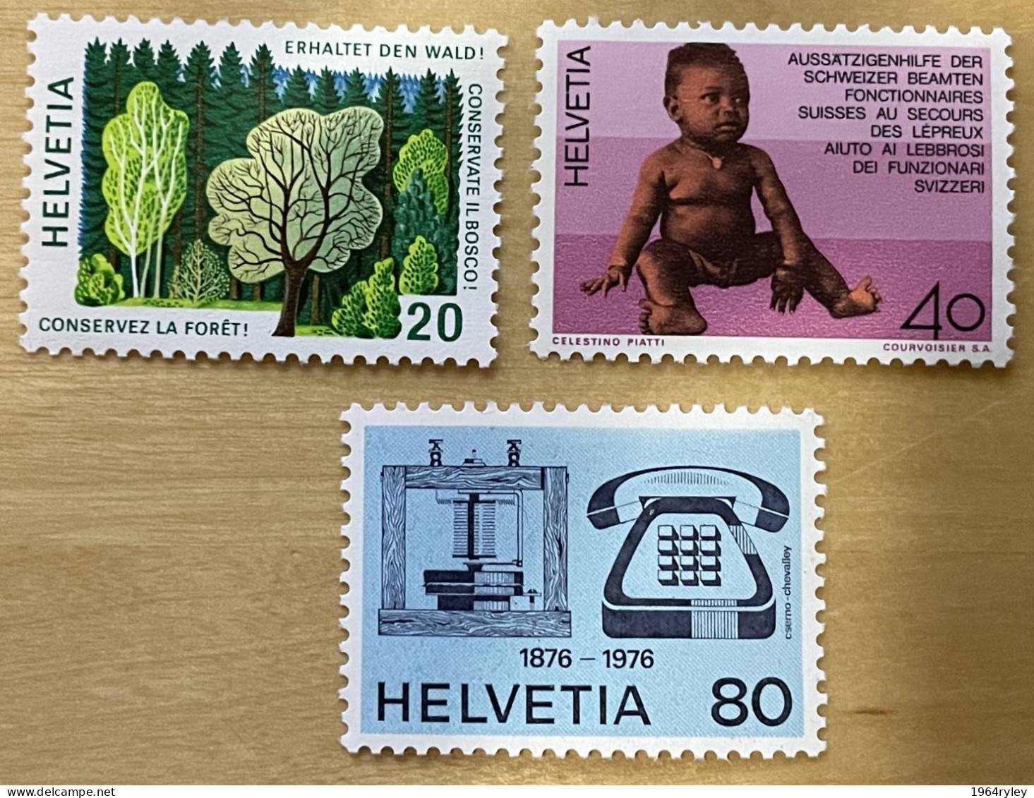 SWITZERLAND  - MNH** - 1976 - # 1069, 1071, 1072 - Neufs