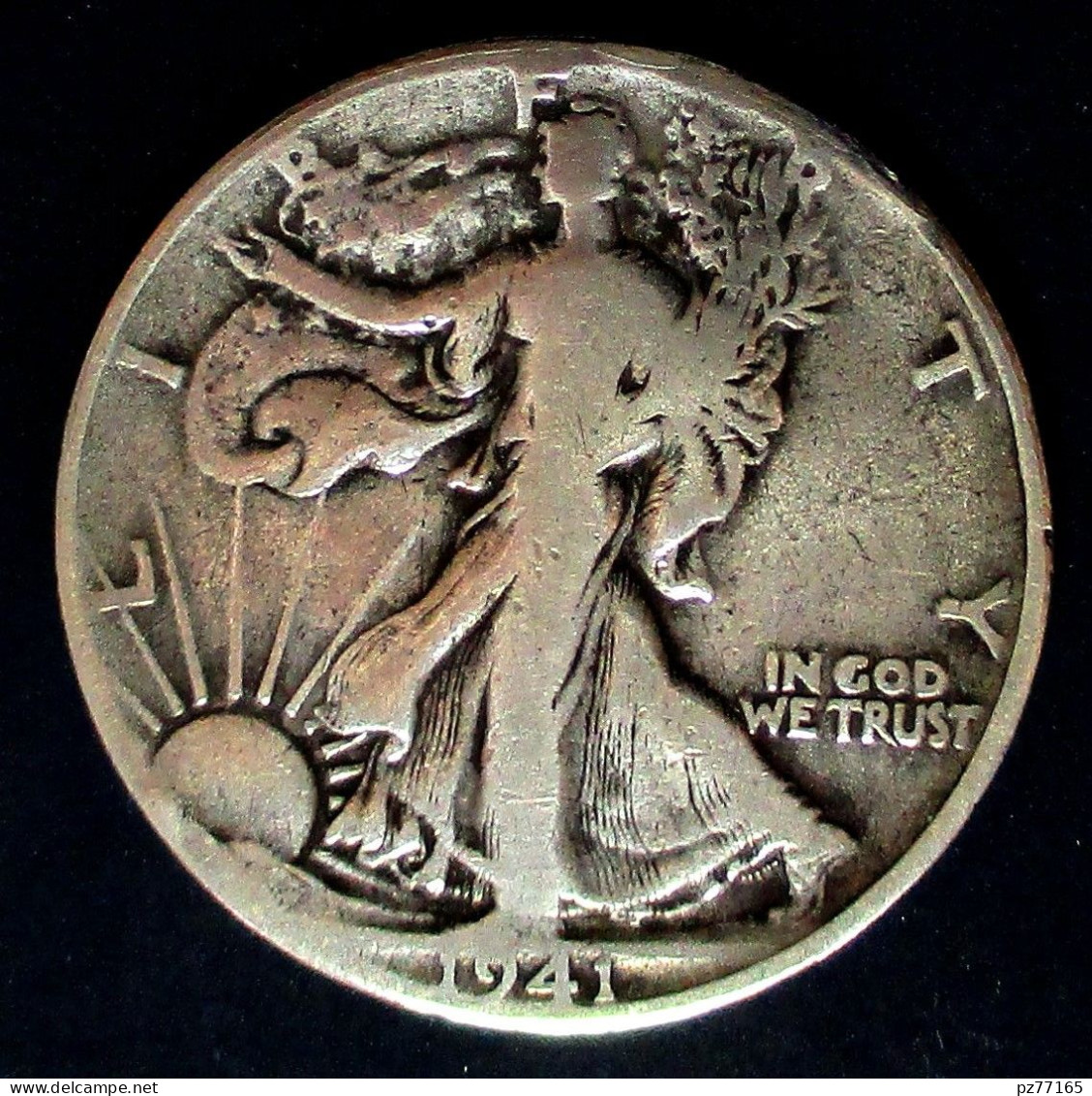 USA. ETATS UNIS. HALF DOLLAR 1941. 1/2 $.  2 Photos. Argent  Silver - 1932-1998: Washington