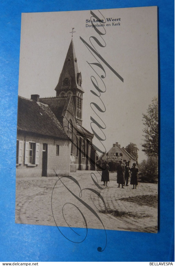 St Anna Weert Dorpplaats En Kerk - Bornem