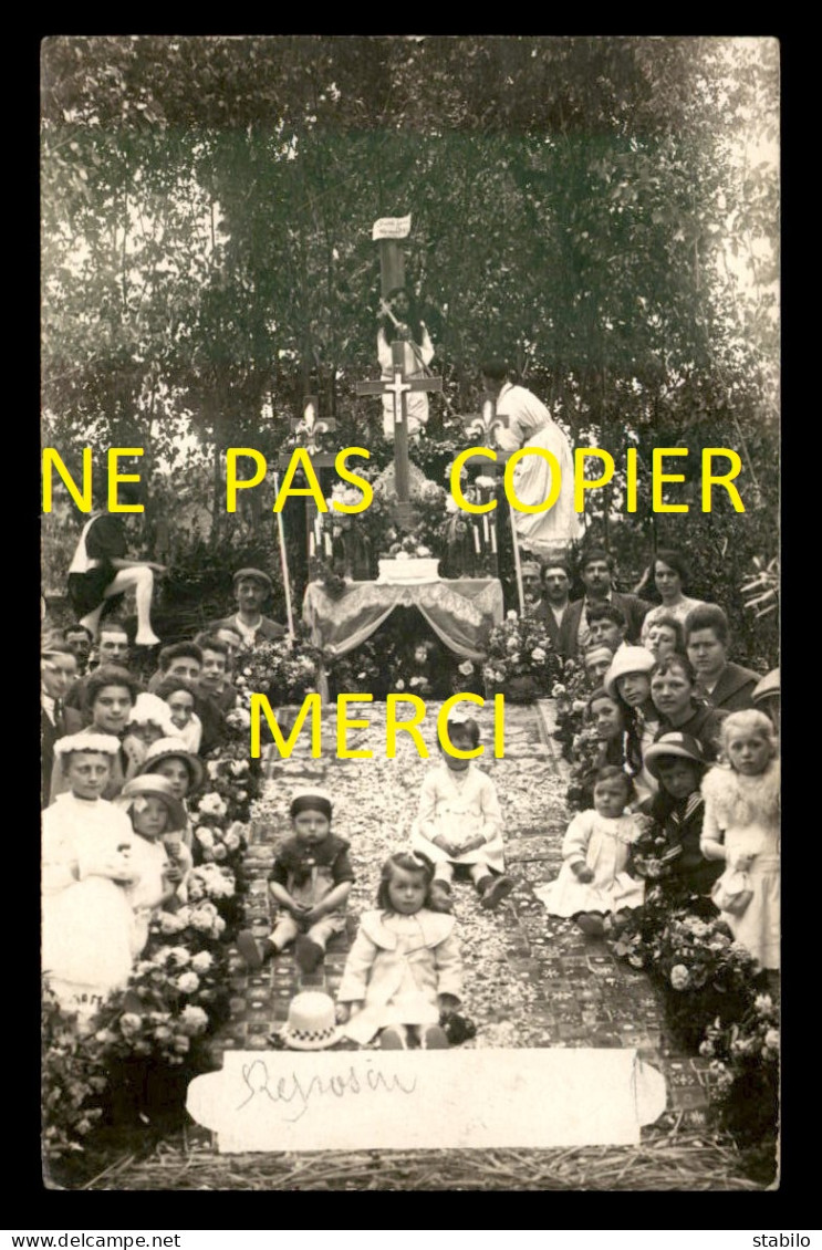 25 - L'ISLE-SUR-LE-DOUBS - REPOSOIR DU MAGNY JUIN 1920 - PHOTO GIRARDOT - CARTE PHOTO ORIGINALE - Isle Sur Le Doubs