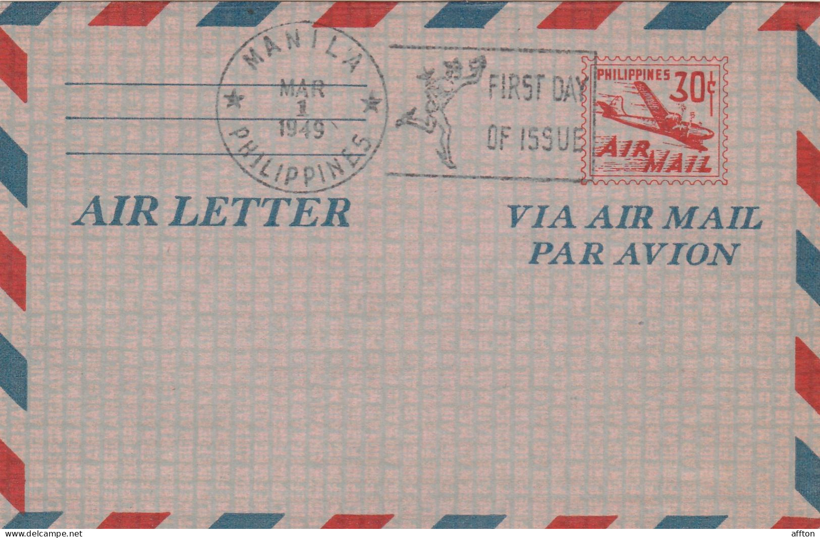 Philippines 1949 Air Letter - Filipinas