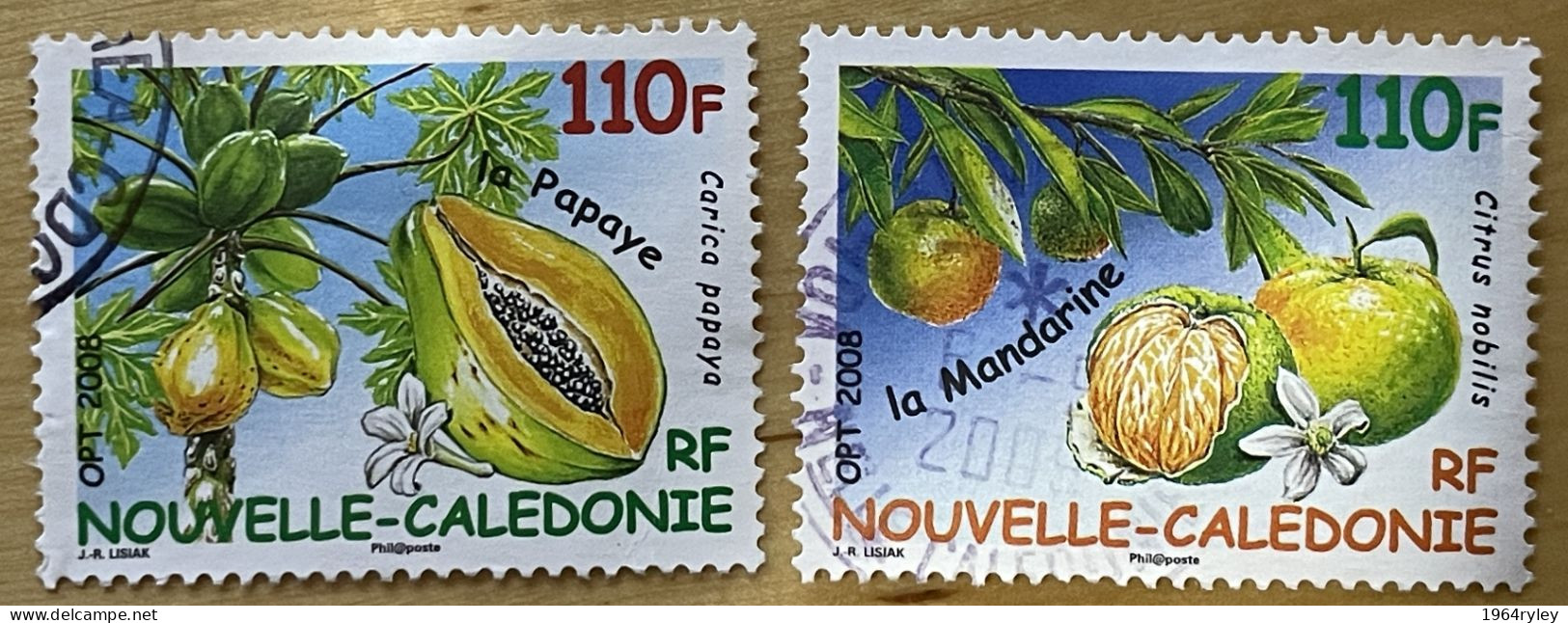NEW CALEDONIA  - (0) - 2008 - # 1041/1043  2 VALUES - Used Stamps
