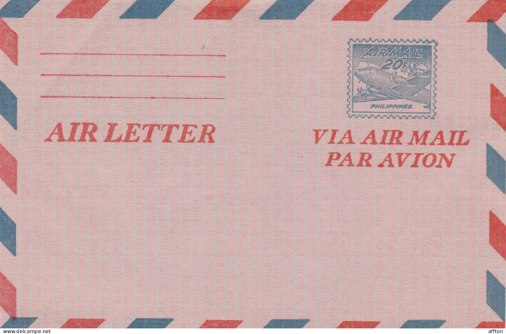 Philippines Air Letter - Filipinas